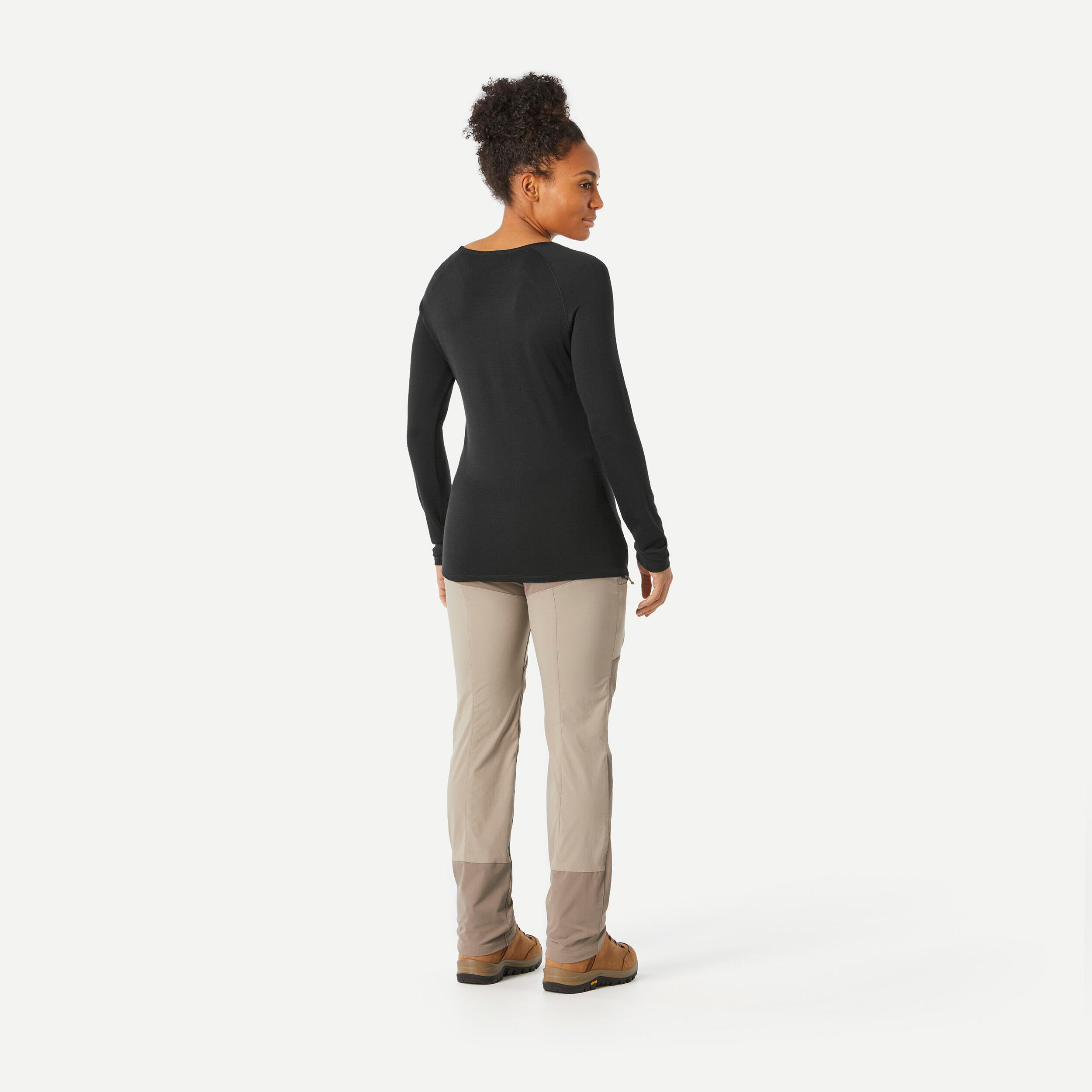 100% merino wool long sleeve T-shirt - MT500 - Ladies