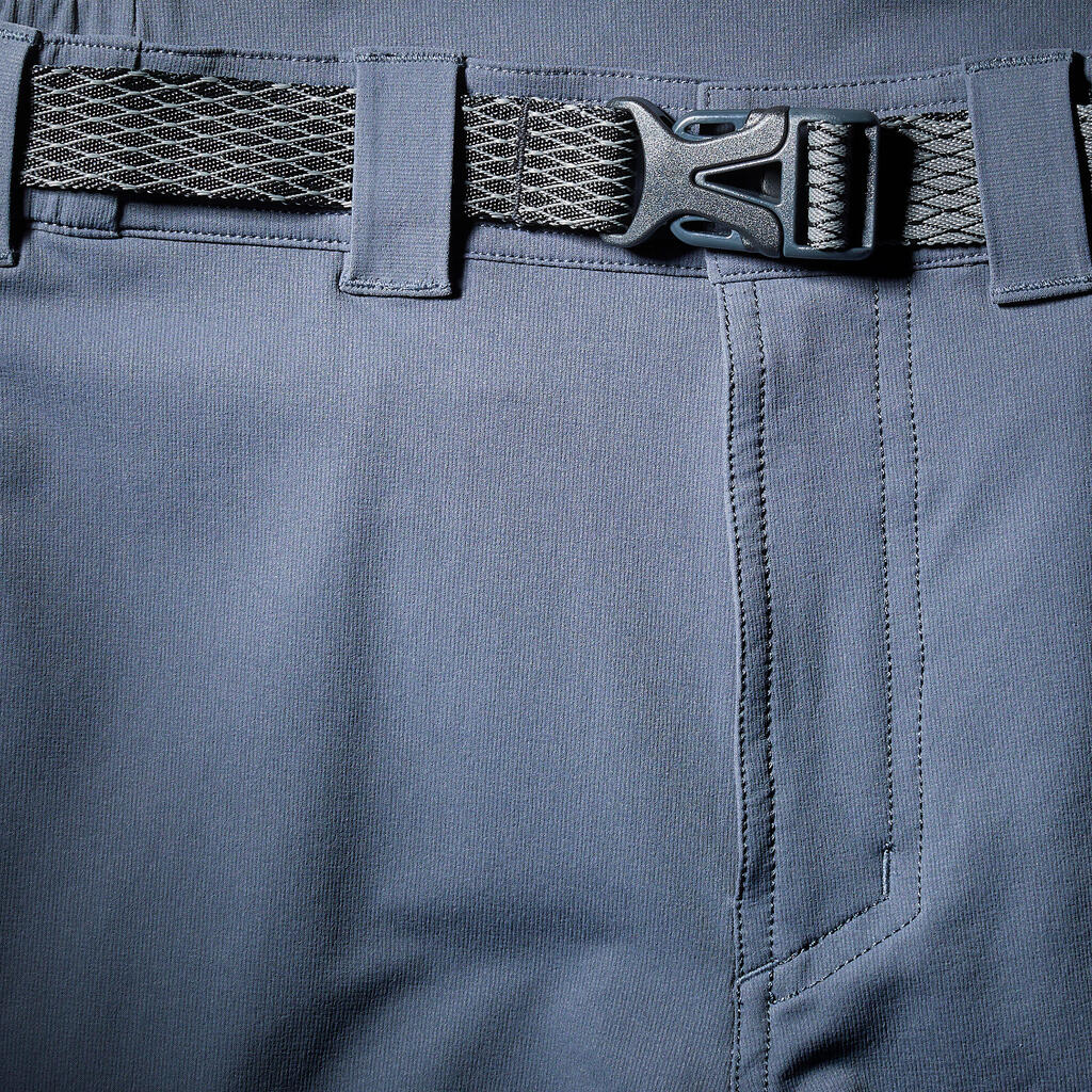Pantalon de trek montagne déperlant et coupe-vent homme - mt900
