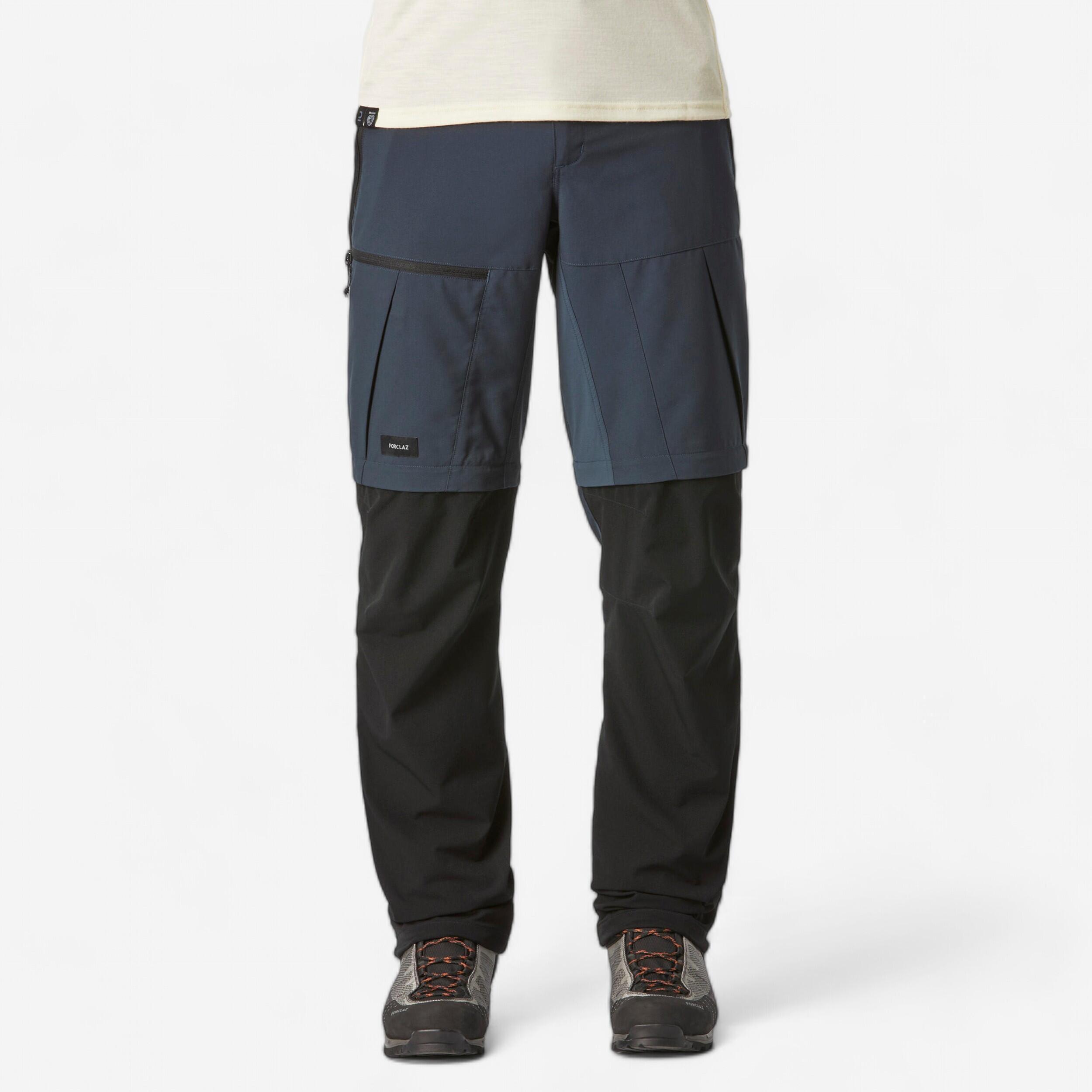 Breathable and Durable Trousers - 520 Brown - Bark brown, Deep shale -  Solognac - Decathlon