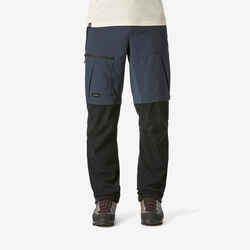 PANTALONE ZA PLANINARENJE MT500 MUŠKE PODESIVE I IZDRŽLJIVE 2-U-1 - SIVE