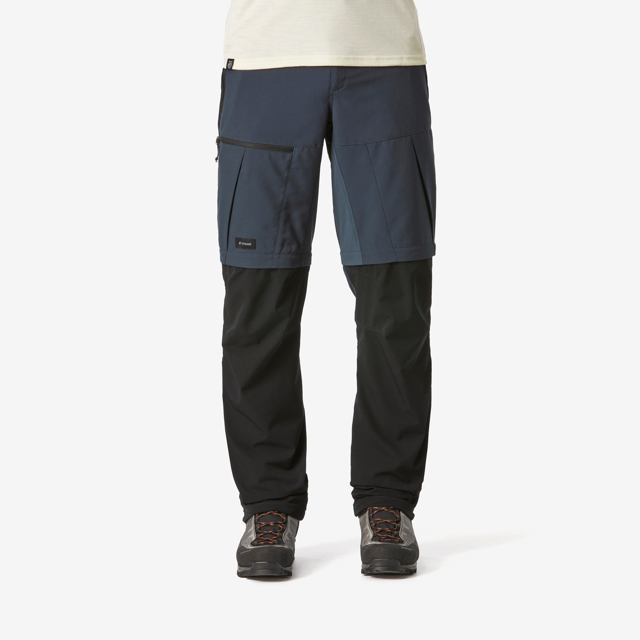 Men's MT500 2-in-1 Hiking Trousers – Grey
