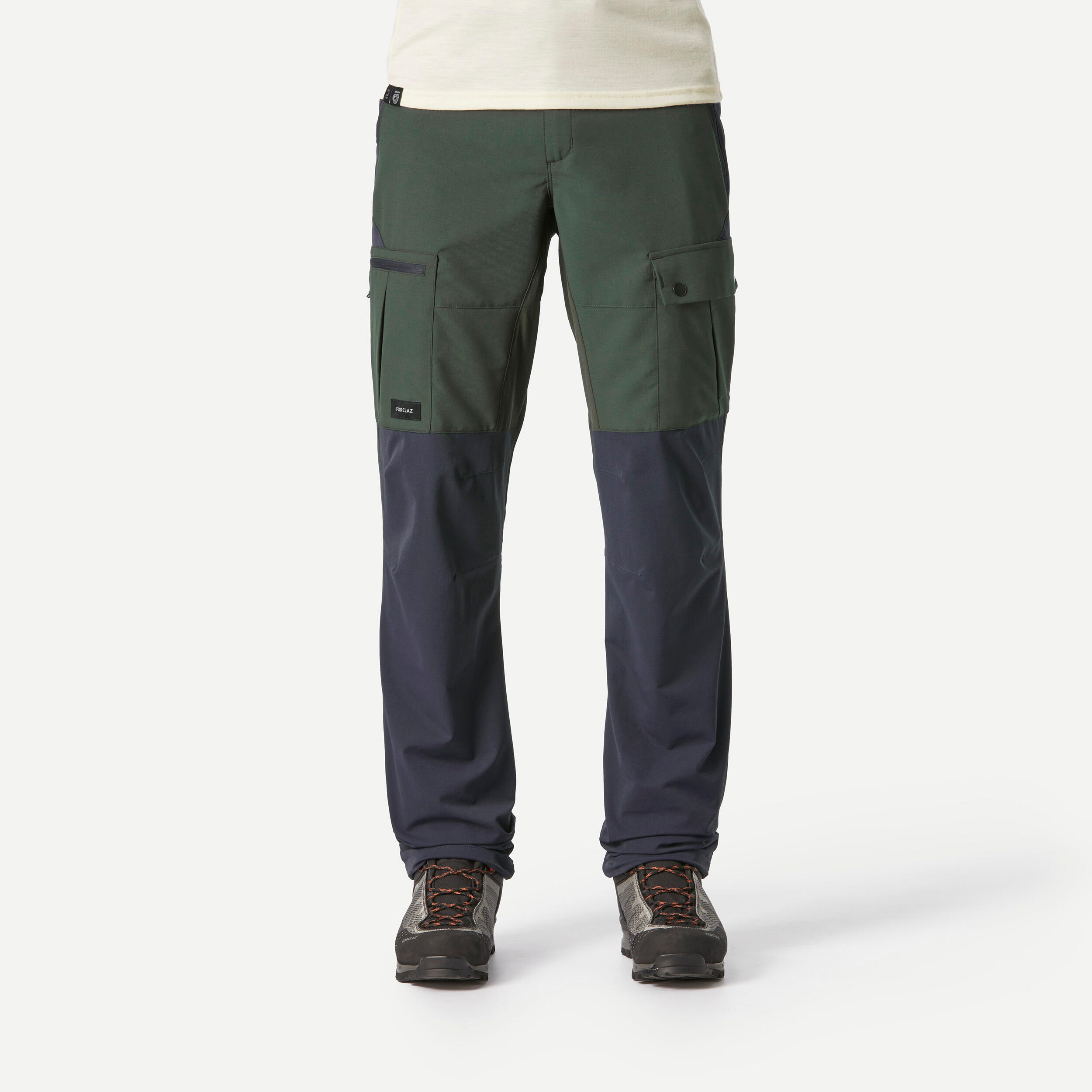 Uomo Pantaloni da trekking di montagna resistenti - MT500