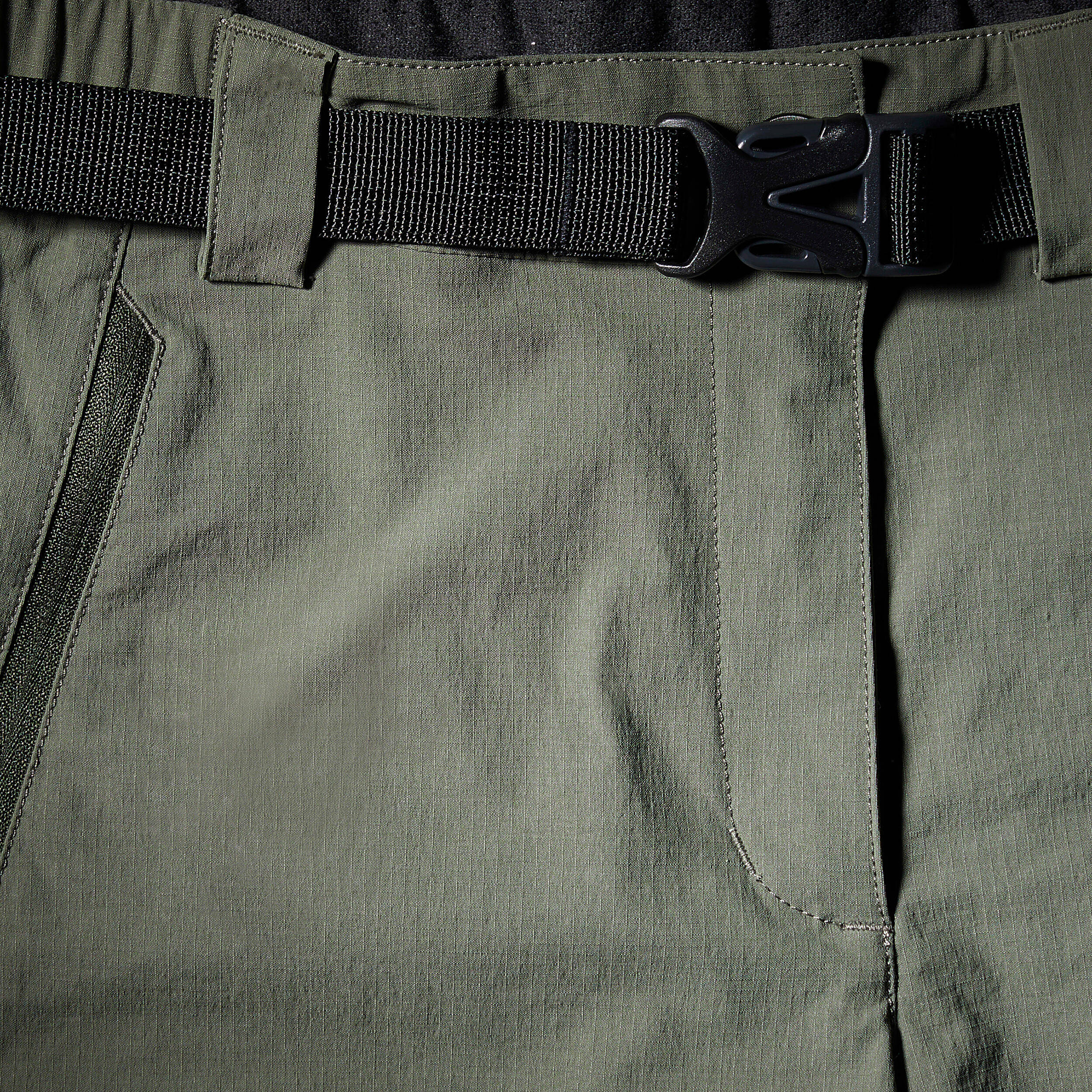 Women Trekking Shorts MT500 Khaki -  4