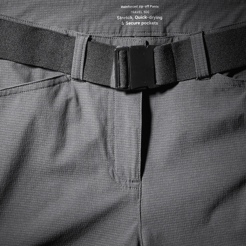 PANTALÓN TRANSFORMABLE SENDERISMO VIAJE MUJER | TRAVEL 900 