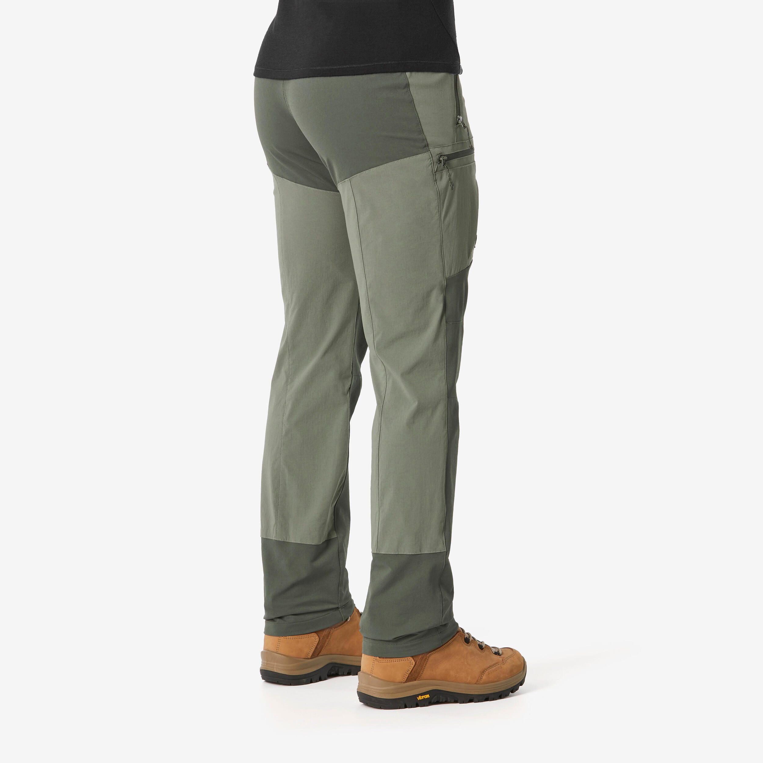 Women’s Hiking Pants - MT 500 Khaki - SIMOND