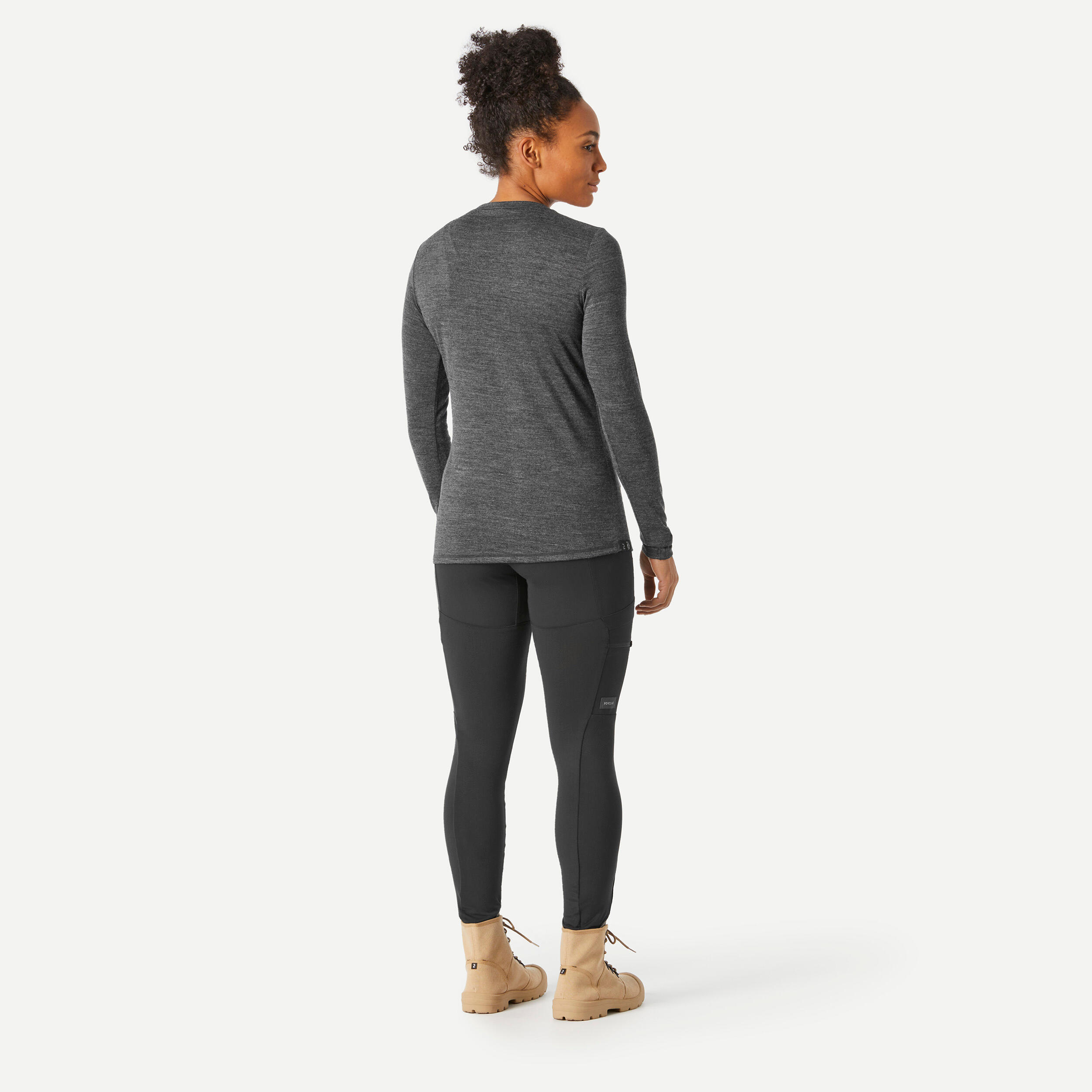 Women's trek & travel merino wool t-shirt - Travel 500