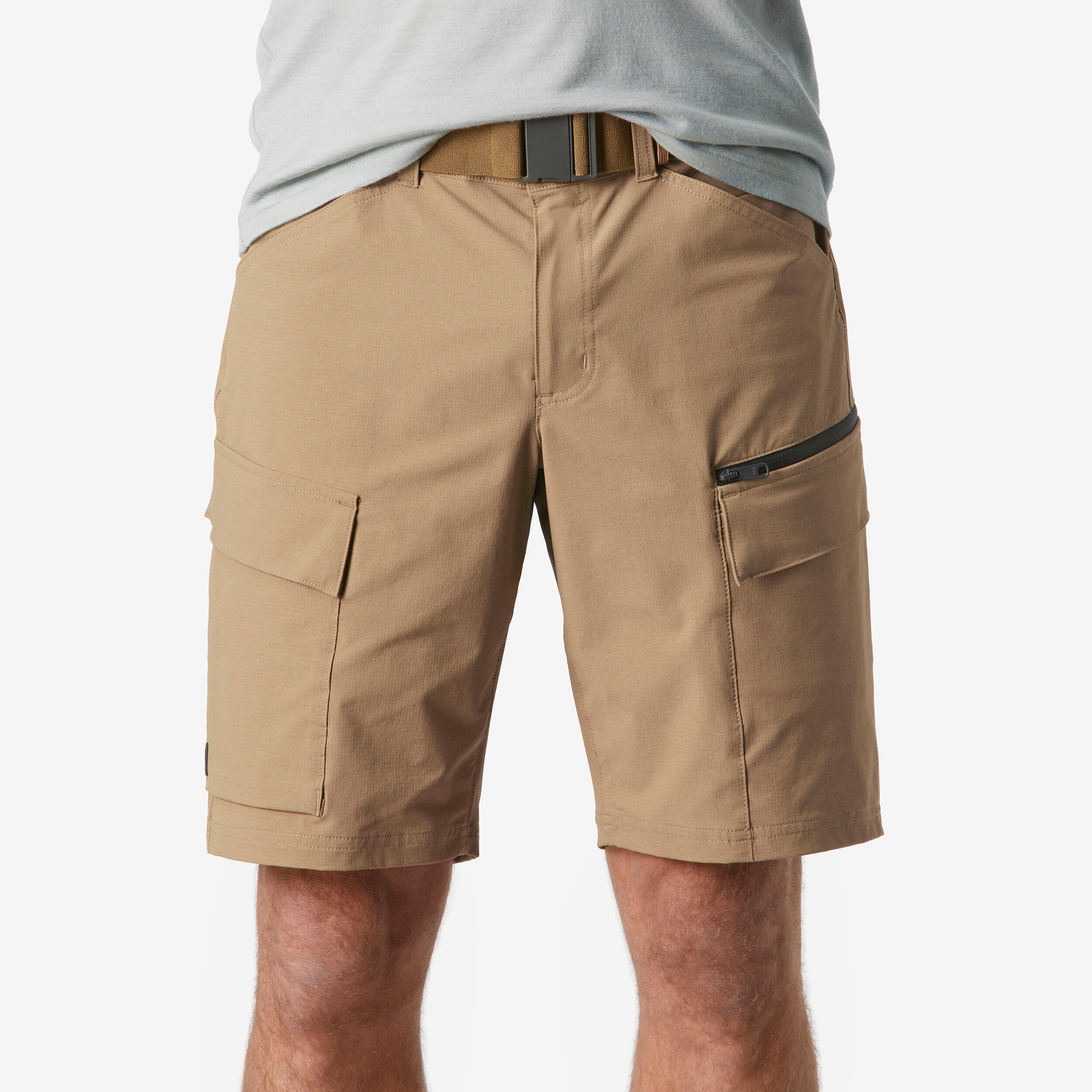 short - travel 900 marron - homme - forclaz