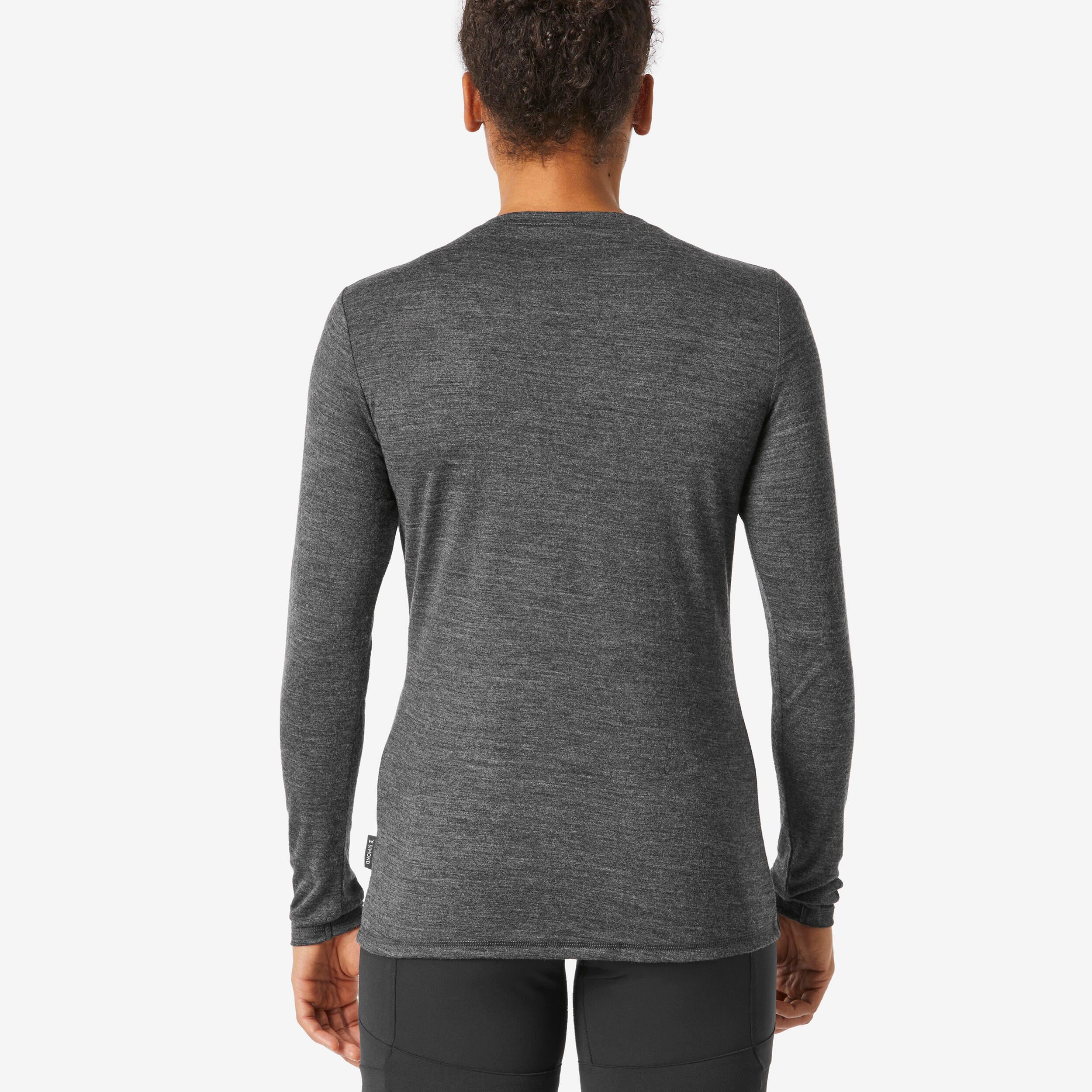 Women's Trekking & Travel Merino Wool T-Shirt - TRAVEL 500