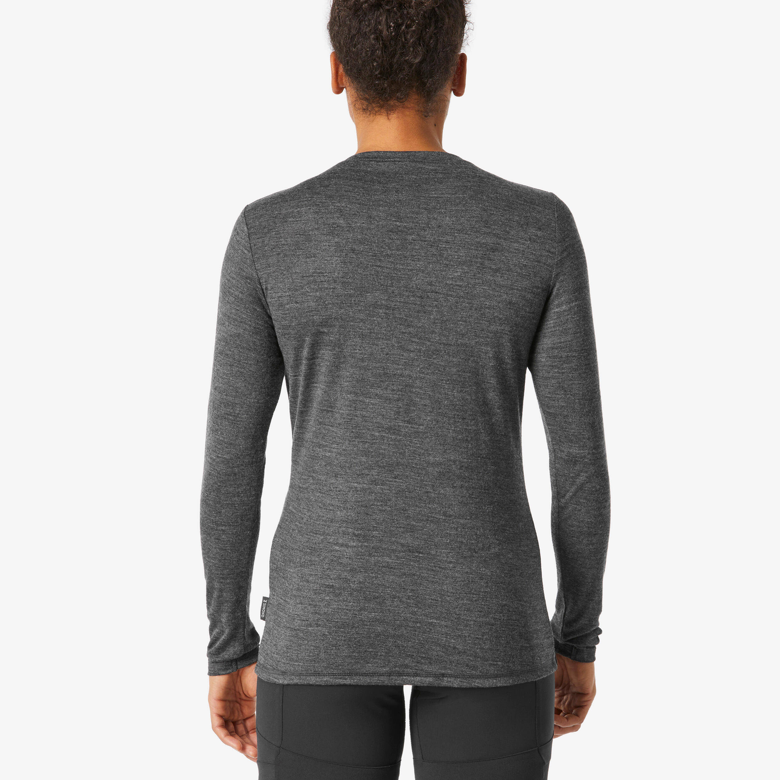 Women’s Merino Wool Trek & Travel T-shirt, Merino Fresh - Black -  3