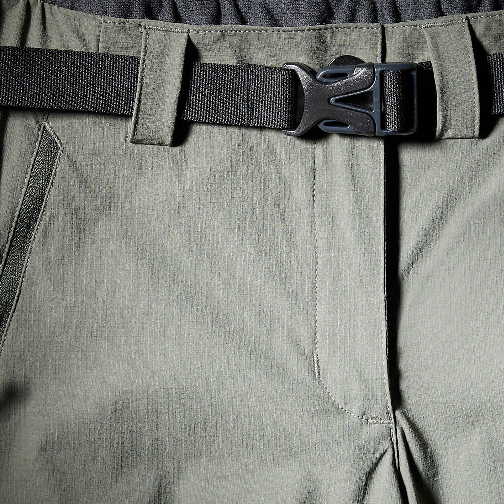 PANTALONE ZA PLANINSKI TREKING MT500 ŽENSKE IZDRŽLJIVE - KAKI