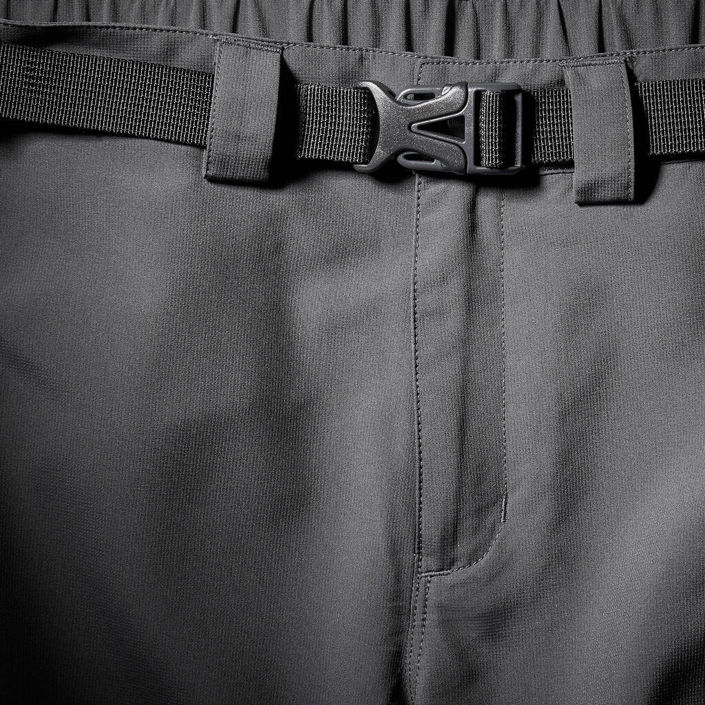 Men’s Durable Trekking Trousers, MT500 - Brown