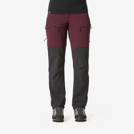 Pantalon de trek montagne déperlant Femme - MT900