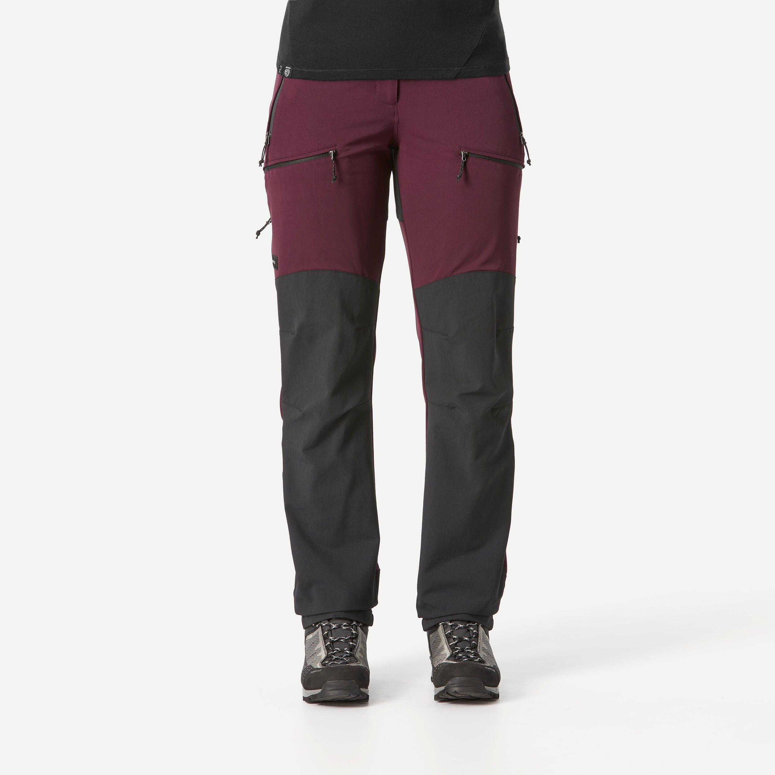 Women's water-repellent trekking trousers - MT900 1/10