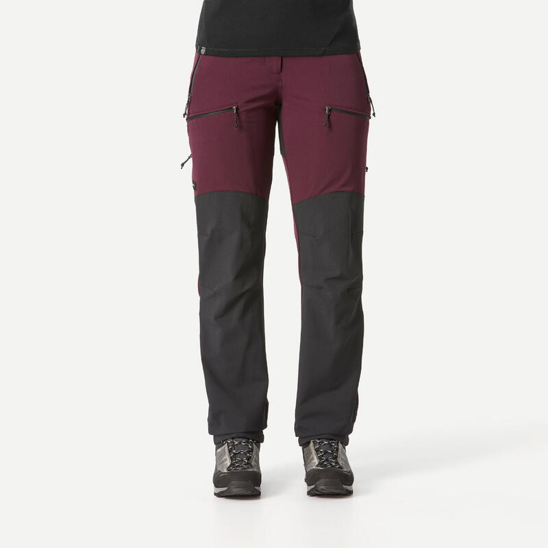 Pantalon de trek montagne déperlant Femme - MT900