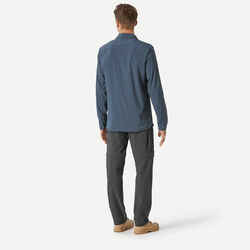 Men's anti-UV long-sleeved hiking travel shirt - Travel900 Grey