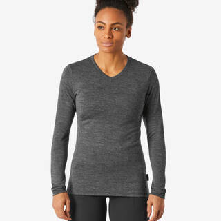 Women’s Merino Wool Trek & Travel T-shirt, Merino Fresh - Black