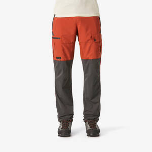 Men Dry Fit Stretchable Water Repellent Trekking Copper Brown - MT500