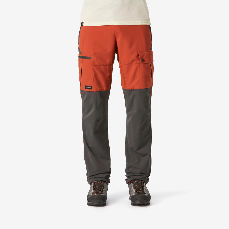 Erkek Outdoor Trekking Pantolonu - Gri - MT500