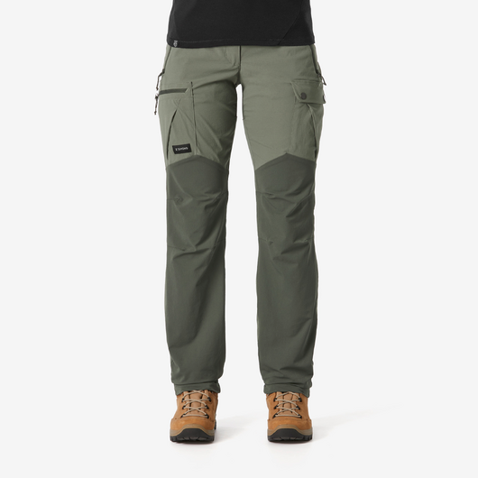 Pantalon résistant de trek montagne - MT500 - Femme - Vert
