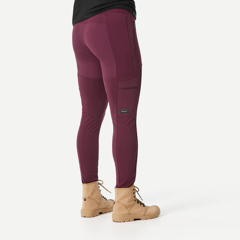 Women's hard-wearing trekking & travel leggings - Travel 500