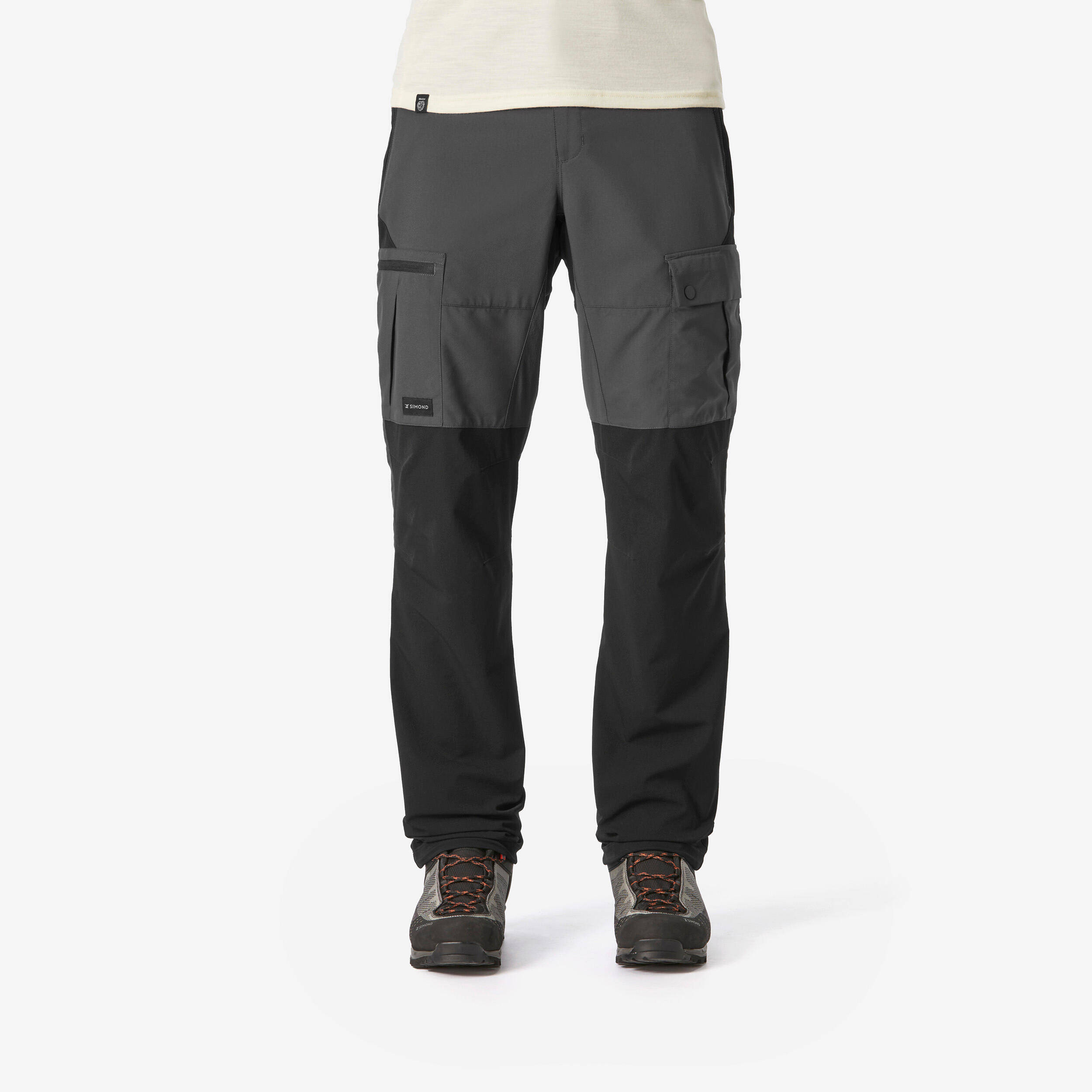 Men's durable trekking trousers - MT500