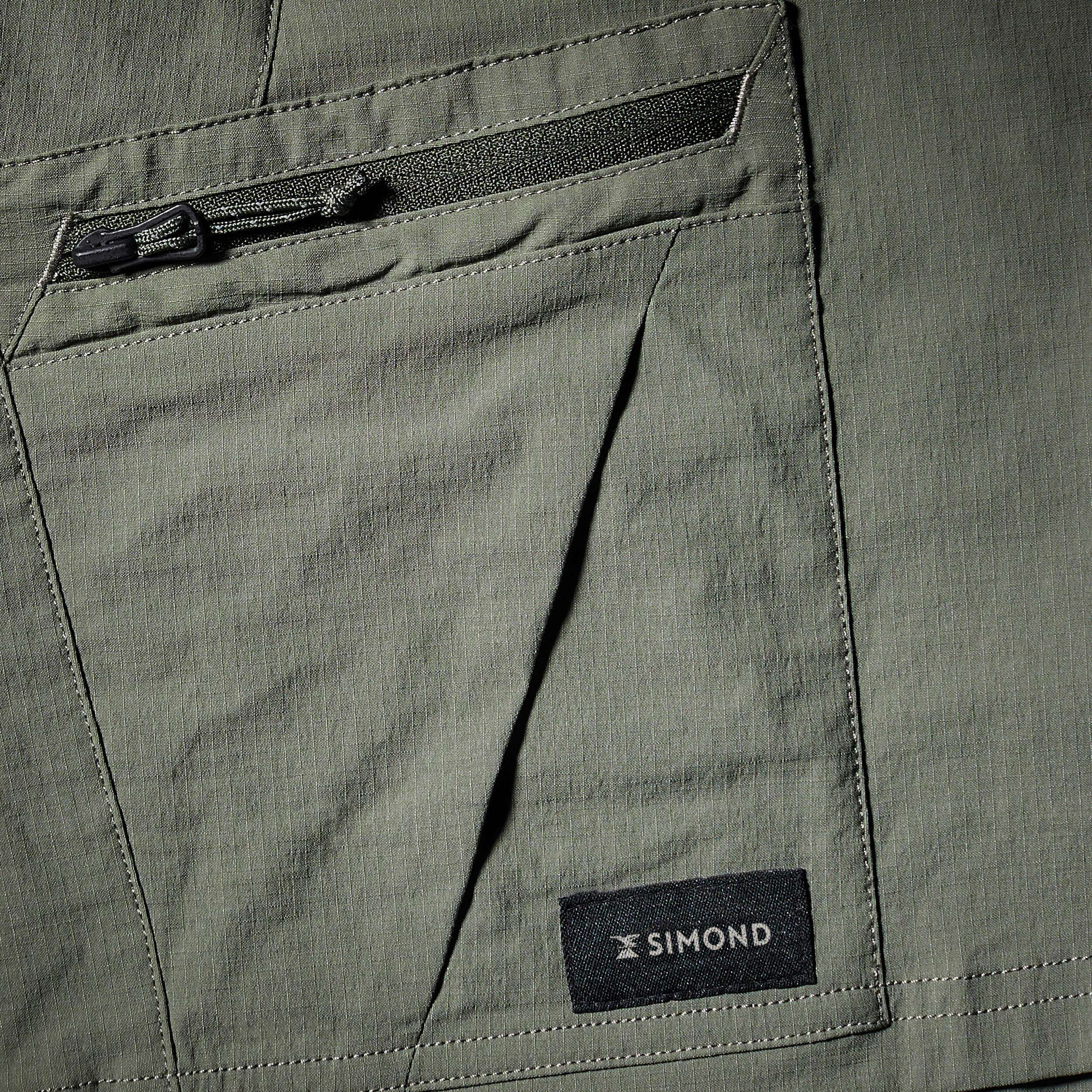 Women's Hiking Shorts - MT 500 Khaki - SIMOND