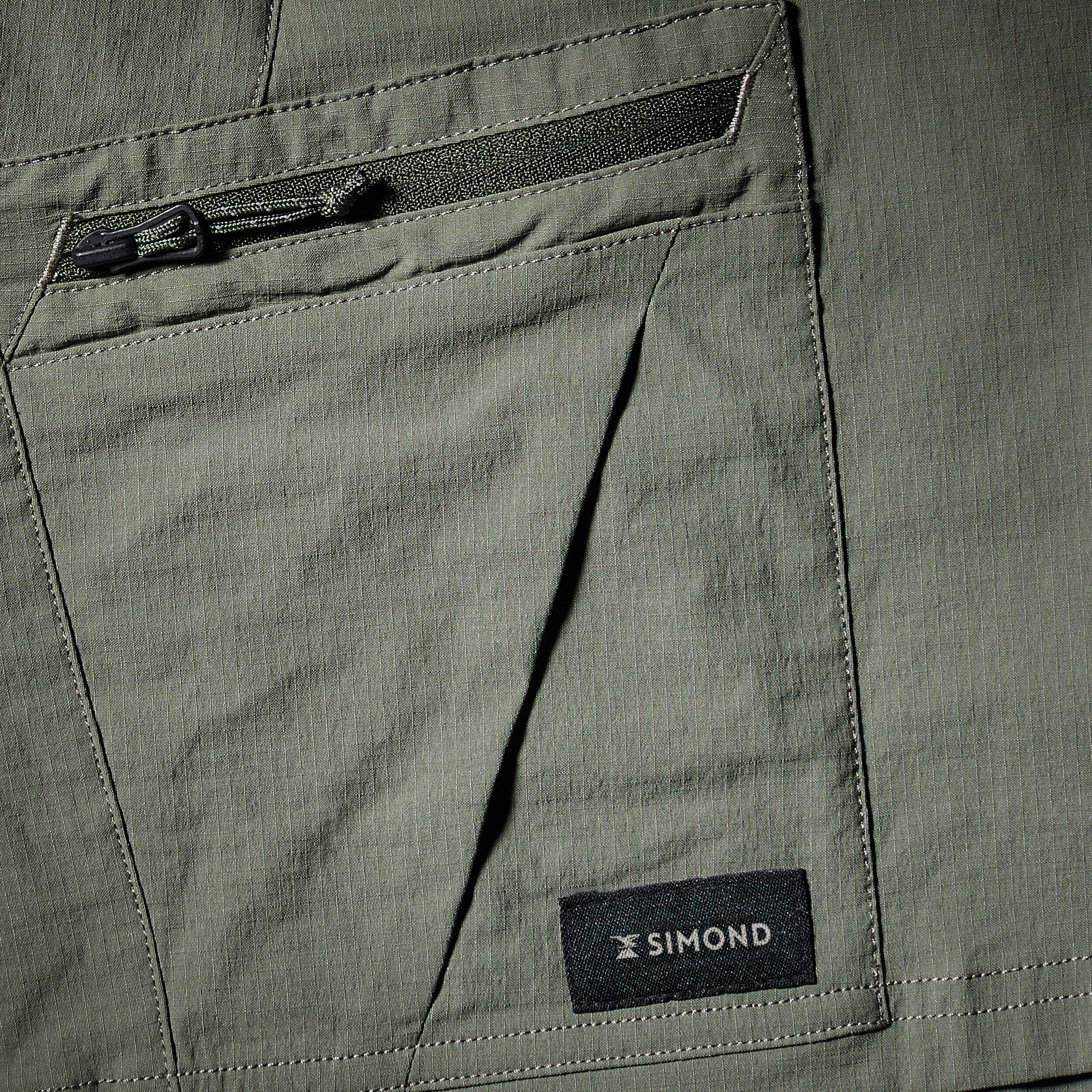 Women Trekking Shorts MT500 Khaki -  5