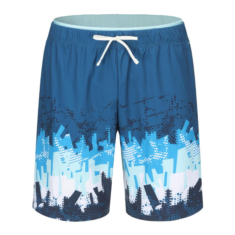 Men's long swimshorts 100 City blue