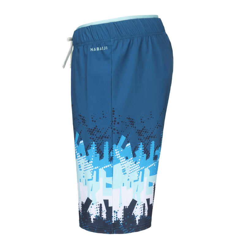 Men's long swimshorts 100 City blue