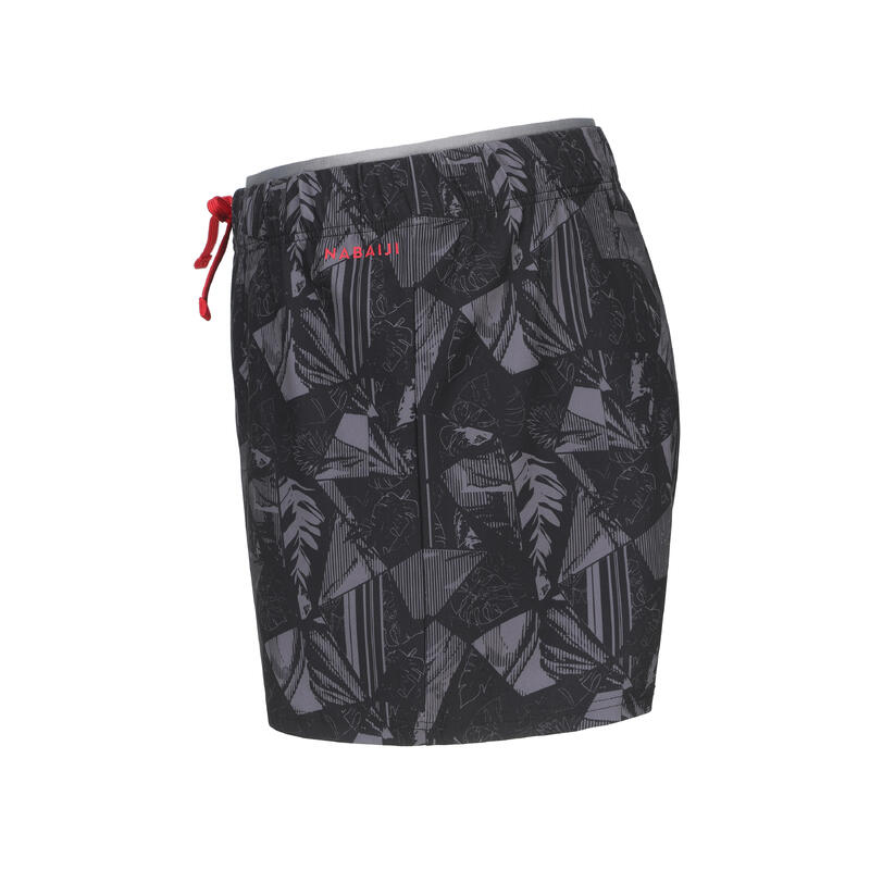 Men's short swimshorts 100 Geo black