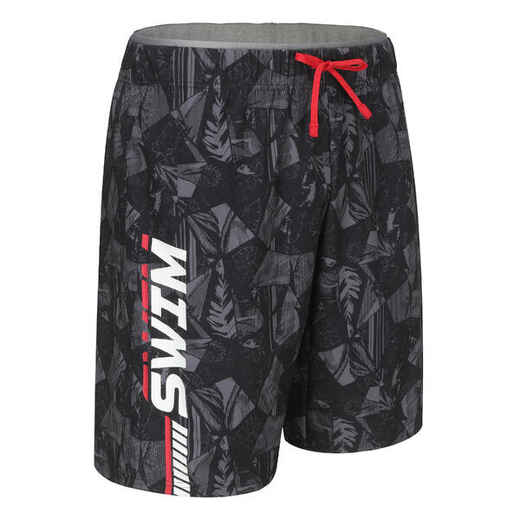 
      Men's 100 long swimshorts Geo black
  