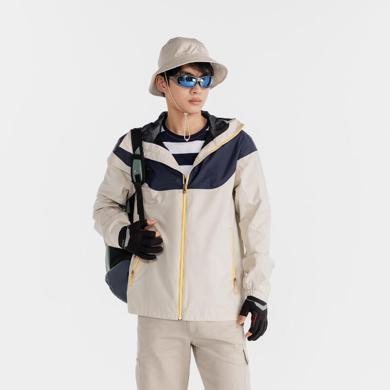 Sailing 100 jacket Navy white beige