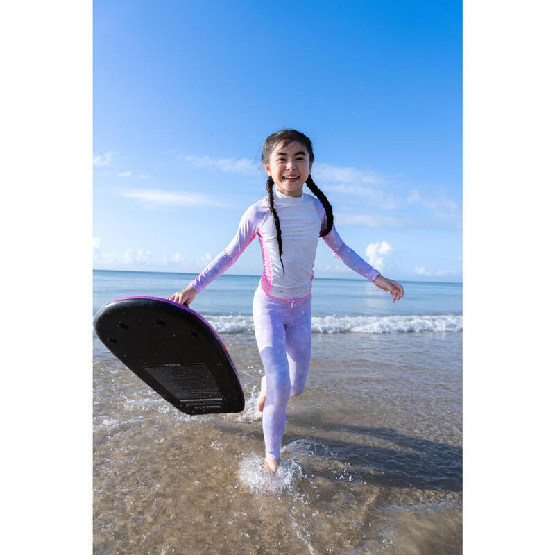 KIDS' SURFING LEGGINGS 500 STAR CLOUD