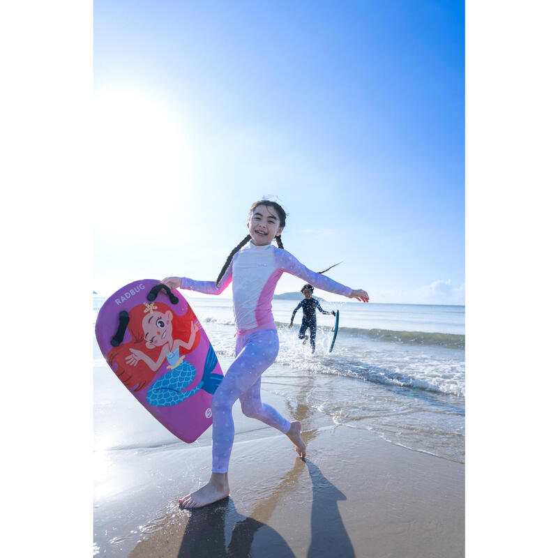 Girls' surfing UV-protection top 500L - star cloud