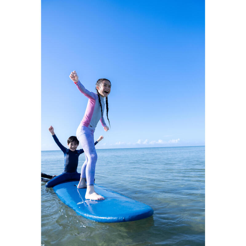 KIDS' SURFING LEGGINGS 500 STAR CLOUD