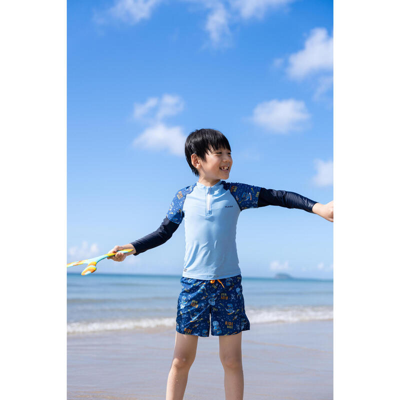 Boys' Surfing Boardshorts ASDINO Blue