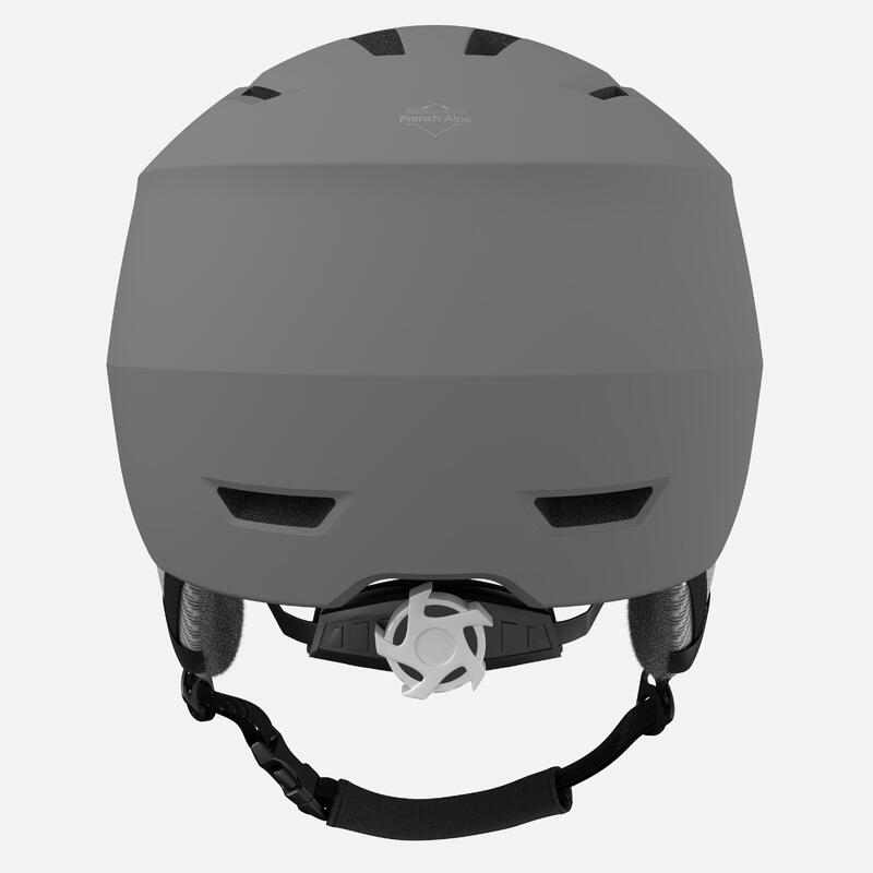 Skihelm mit Visier Erwachsene - H350 grau