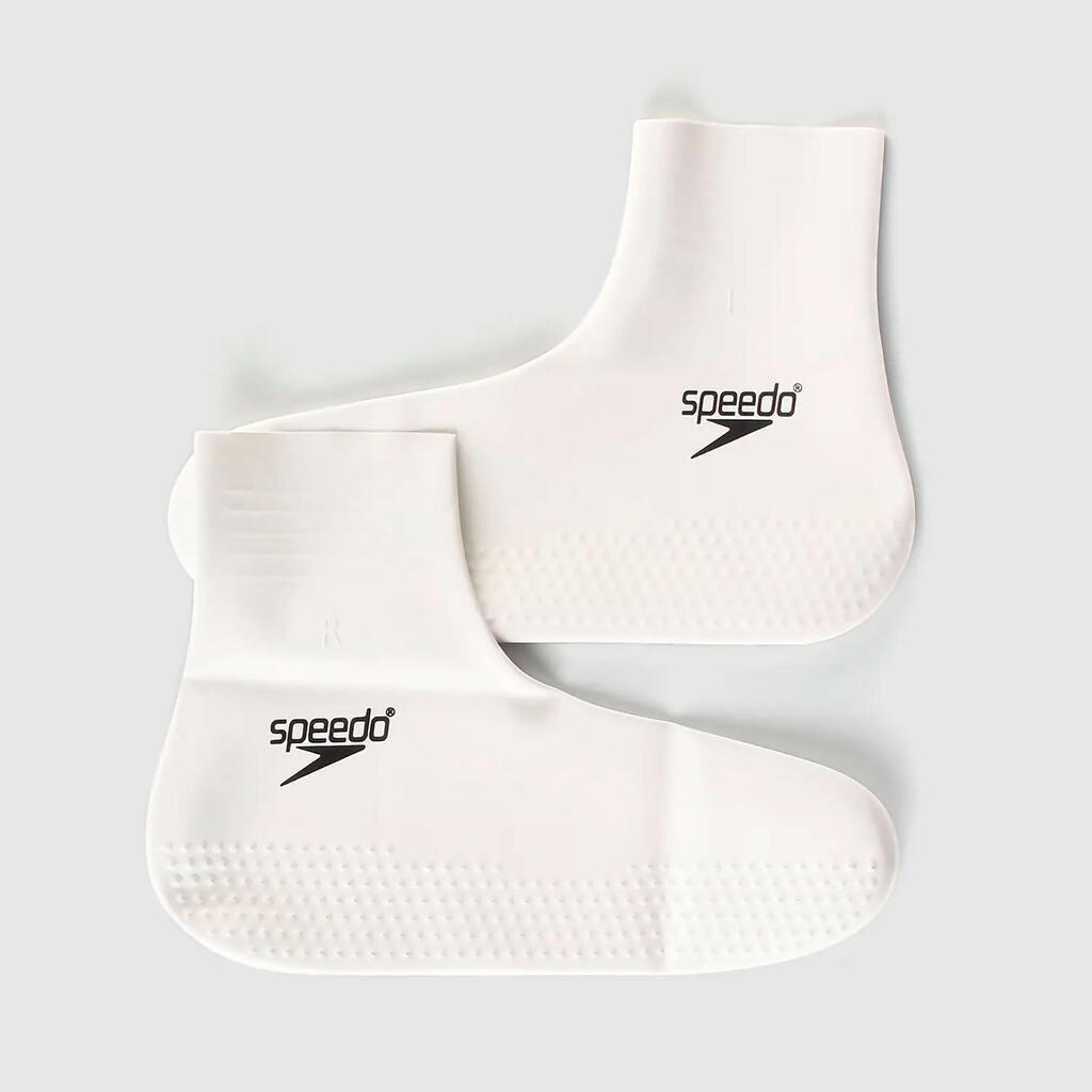 Latex pool socks SPEEDO white