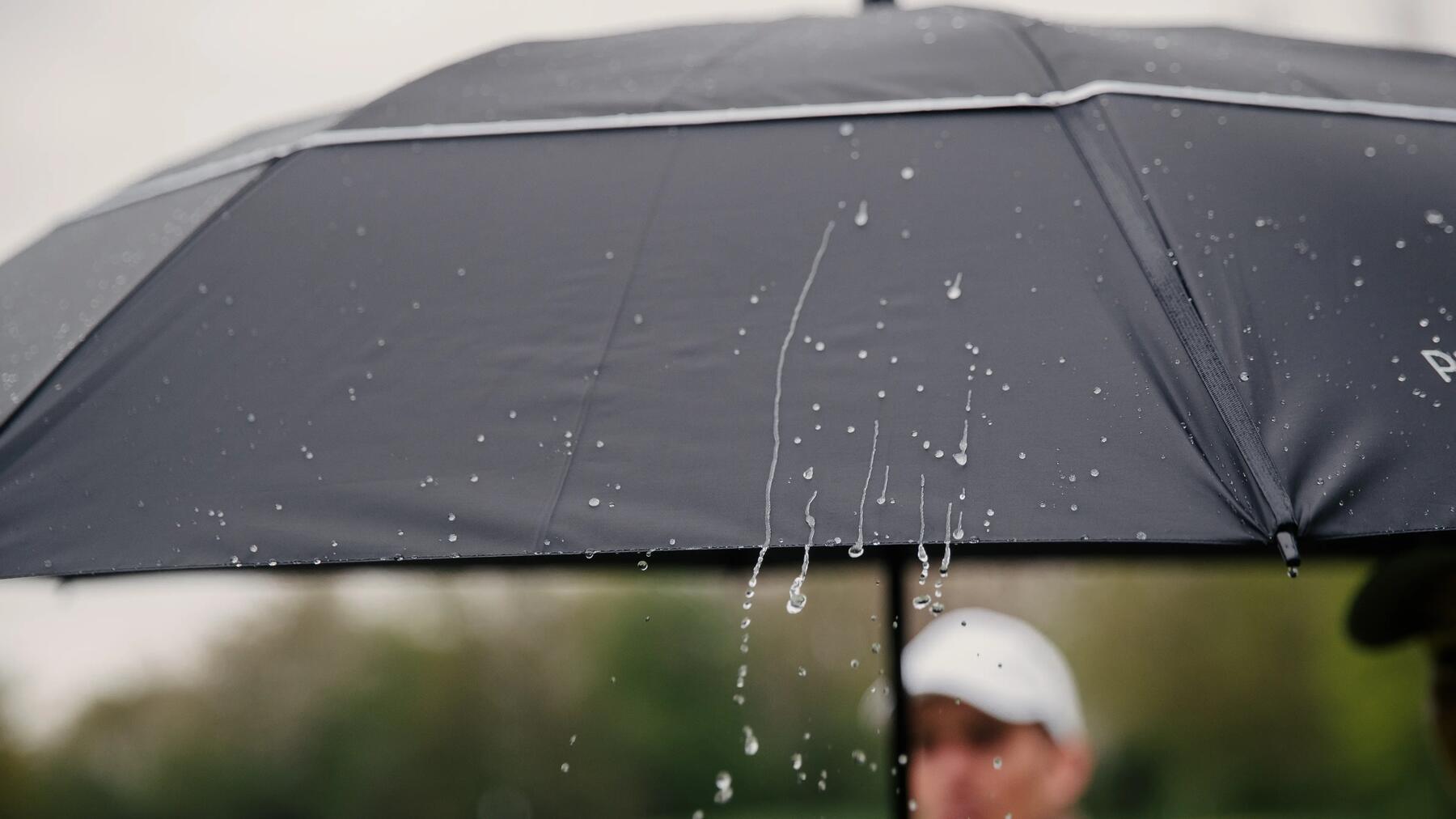Kamperen in de regen