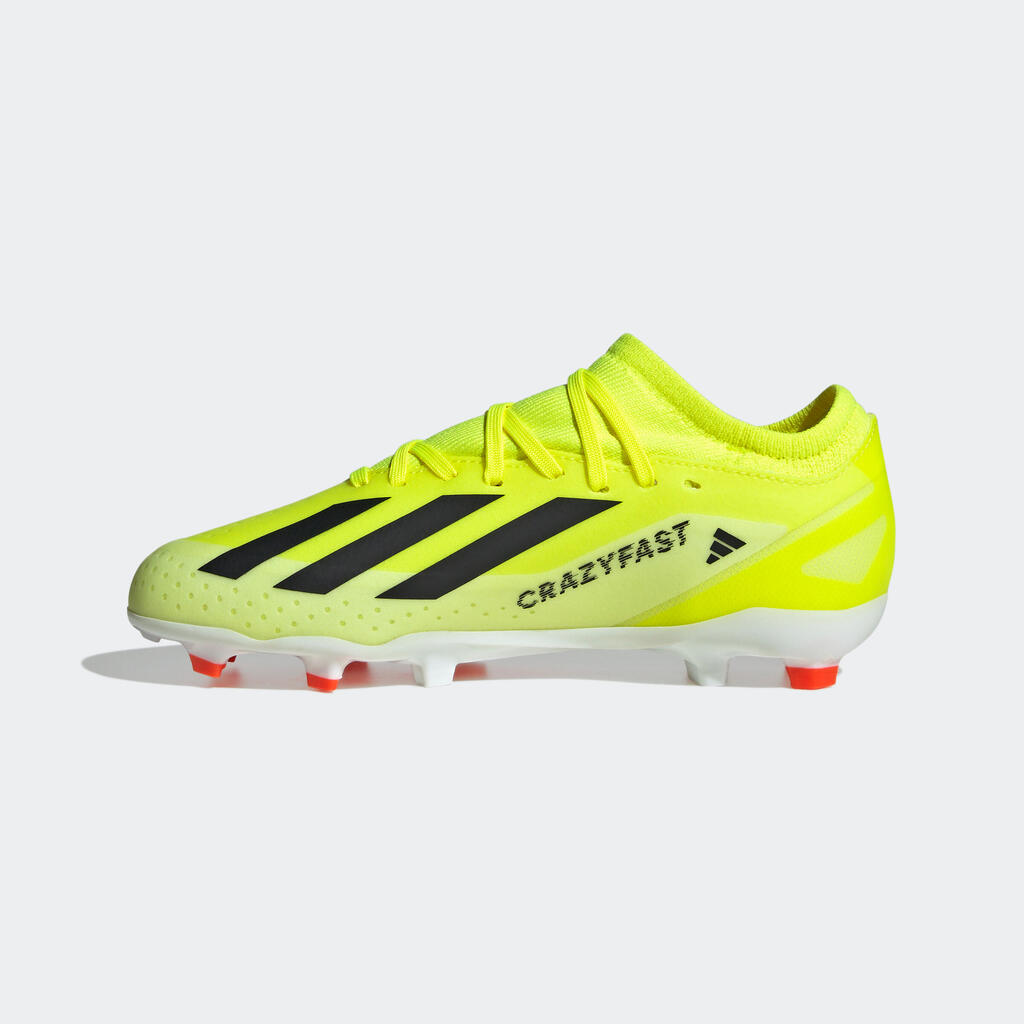 Kinder Fussball Nockenschuh FG - ADIDAS X Crazyfast League FG gelb