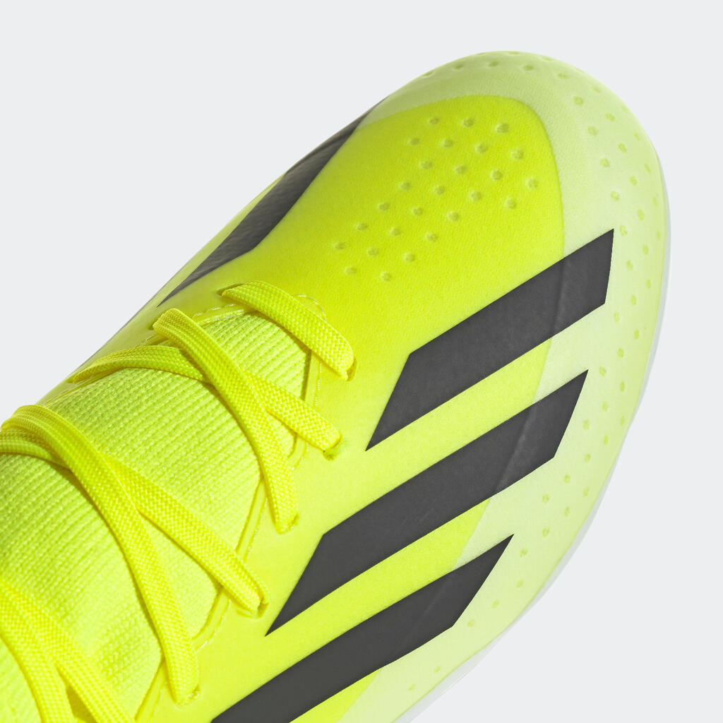 Kinder Fussball Nockenschuh FG - ADIDAS X Crazyfast League FG gelb