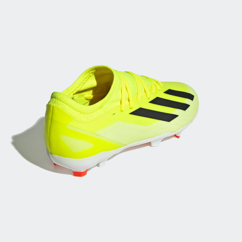 Kinder Fussball Nockenschuh FG - ADIDAS X Crazyfast League FG gelb