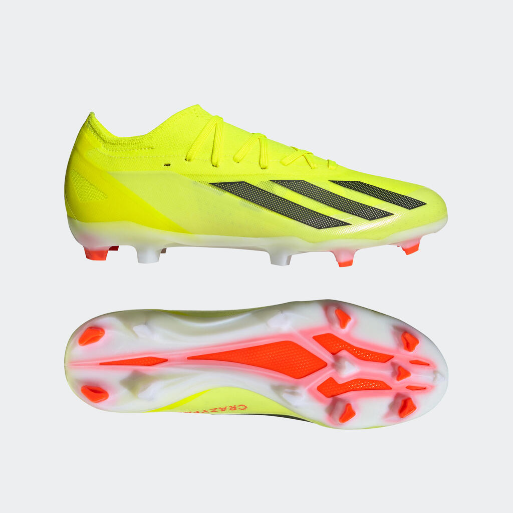 Damen/Herren Fussball Nockenschuhe FG - ADIDAS X Crazyfast Pro Solar Yellow 2