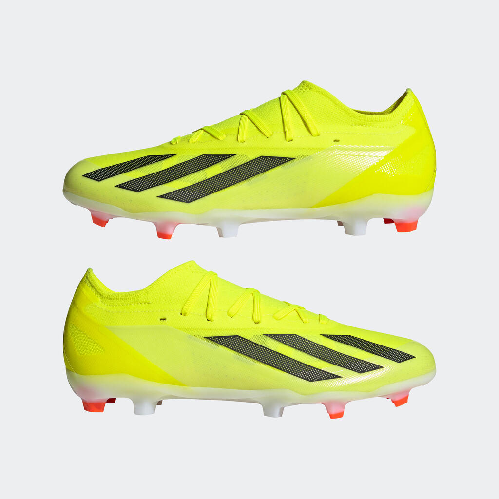 Damen/Herren Fussball Nockenschuhe FG - ADIDAS X Crazyfast Pro Solar Yellow 2