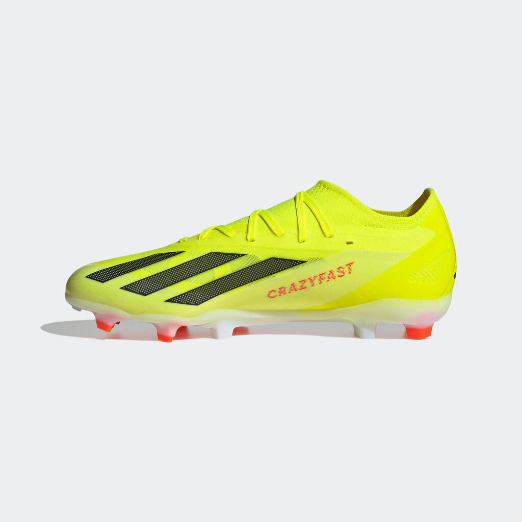 Damen/Herren Fussball Nockenschuhe FG - ADIDAS X Crazyfast Pro Solar Yellow 2