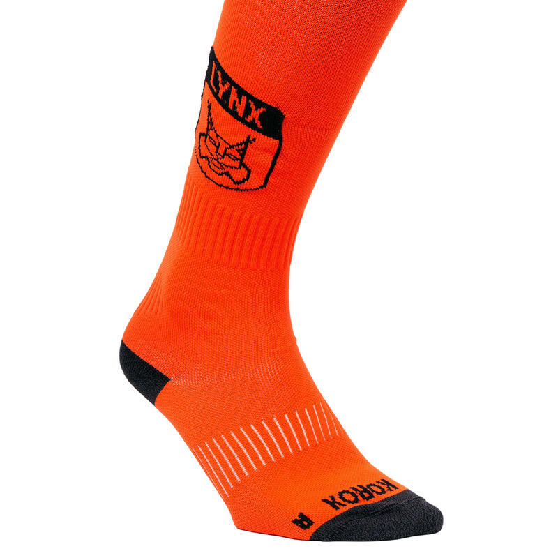 Damen/Herren Feldhockey Stutzen - FH500 Lynx orange 