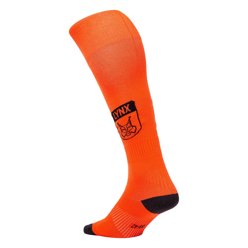 Calze hockey su prato adulto FH 500 Lynx arancioni