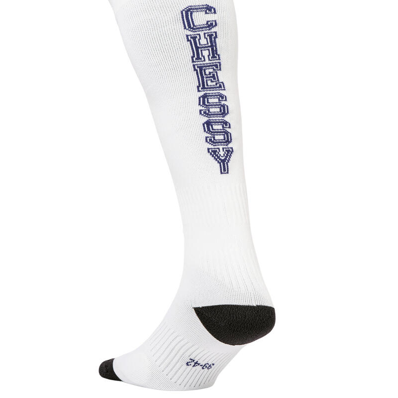 Calze hockey su prato bambino FH 500 Chessy bianche