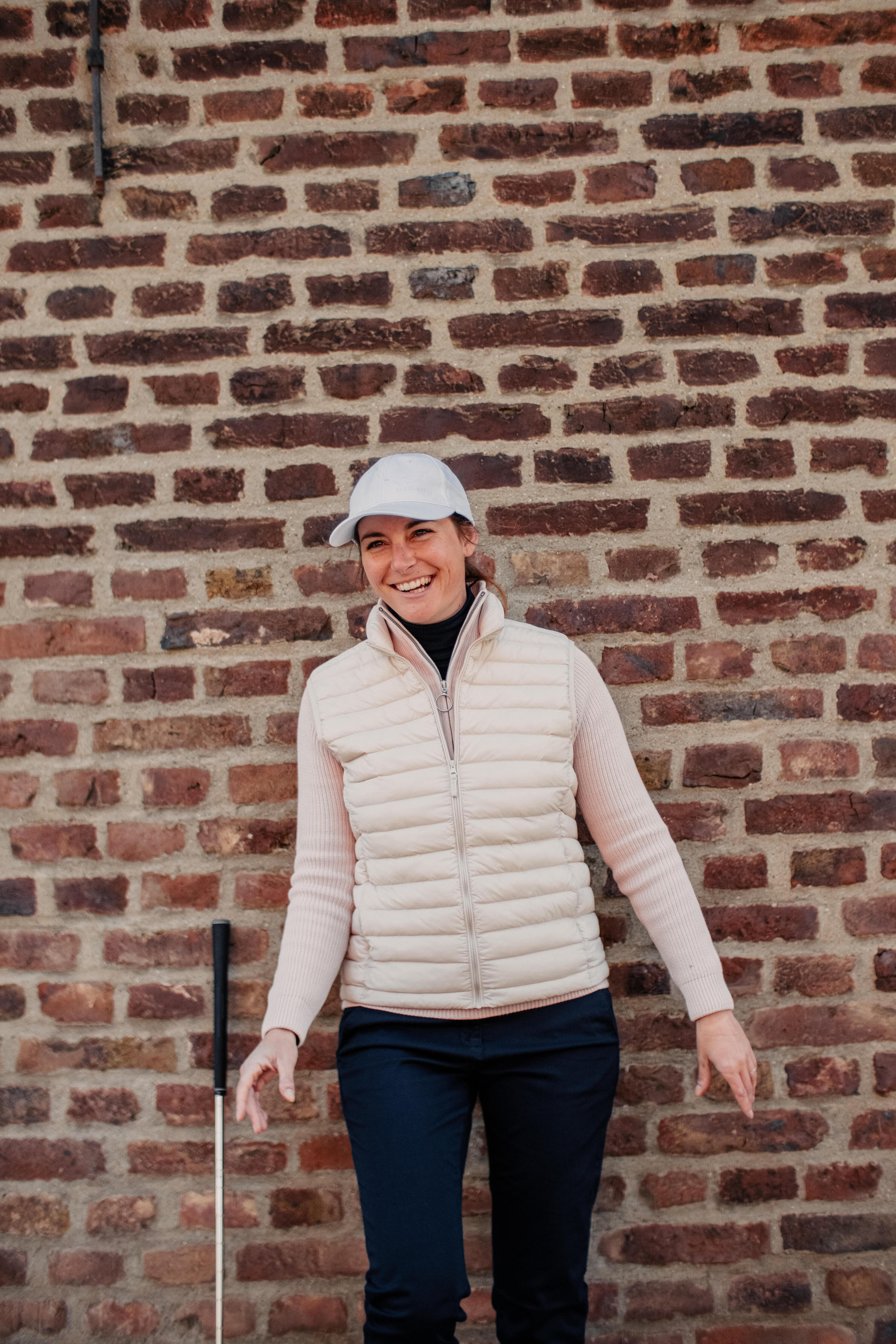 Dámská golfová prošívaná vesta MW500  8/10