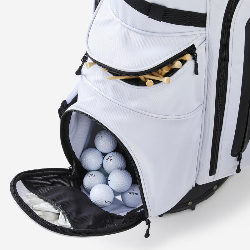 Sac golf trépied - INESIS Light blanc